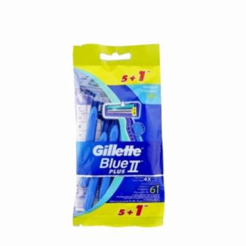 GILLETTE BLUE II PLUS DISP.RAZOR 5+1 6'S