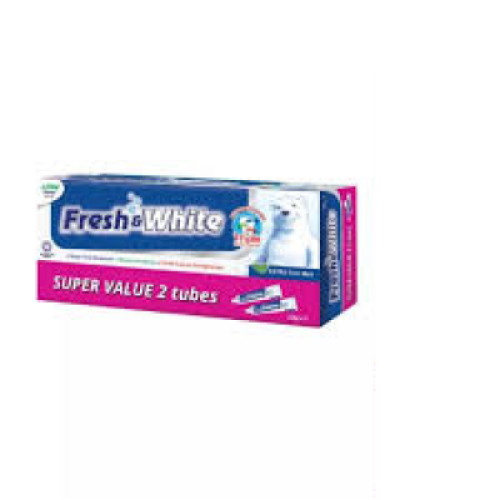 FRESH & WHITE EXTRA COOL MINT 225G*2