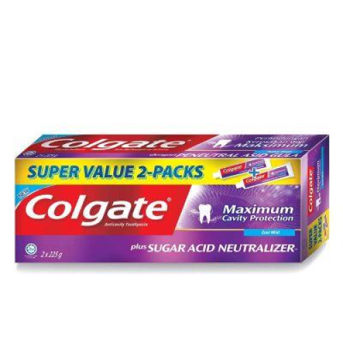 COLGATE SUGAR ACID NEUTRALISER 225G*2