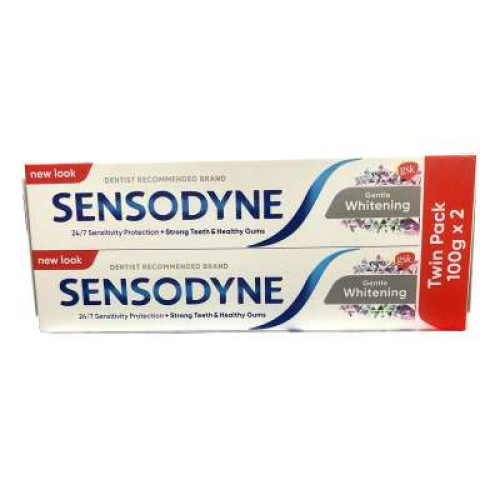 SENSODYNE GENTLE WHITENING TP 100G*2