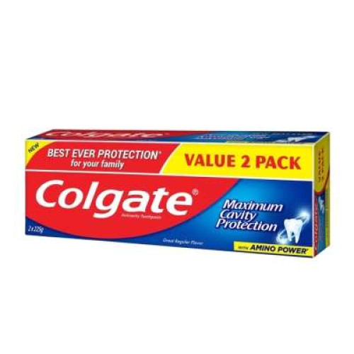 COLGATE GREAT REGULAR FLVR TP 225G*2