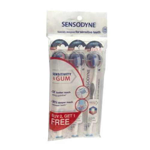 SENSODYNE SENSITIVITY & GUM T/BRUSH B2F1 