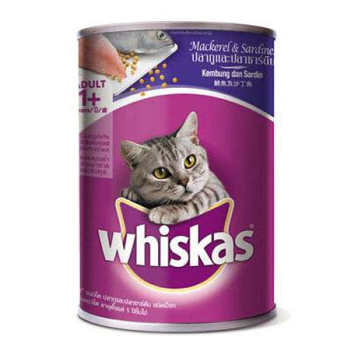 WHISKAS SARDINE FLV 400G