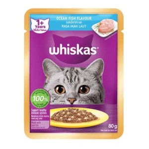 WHISKAS OCEAN FISH 80G