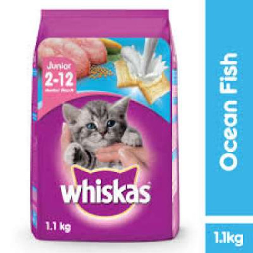 WHISKAS JUNIOR-OCEAN FISH 1.1KG