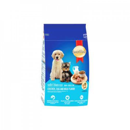 SMART HEART PUPPY-CHIC, EGG&MILK 3KG