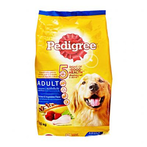 PEDIGREE CHICKEN & VEGETABLES FLAVOR 1.5KG