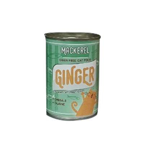 GINGER CAT CANNED FOOD MACKEREL 400G