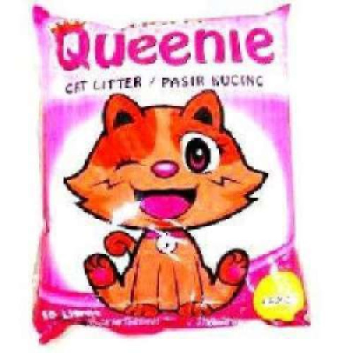 QUEENIE CLUMPING CAT LITTER ROSE 10L