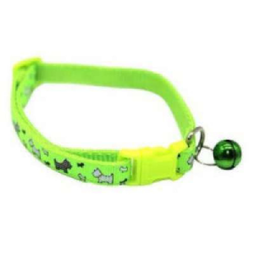 MCM NYLON COLLAR WITH BELL MEDIUM 20G