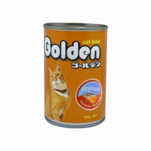 GOLDEN CAT CANNED FOOD SEAFOOD 400G