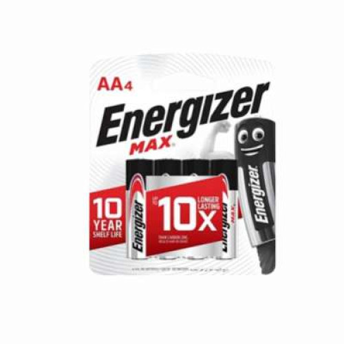 ENERGIZER ALKALINE AA E91BP4 4S