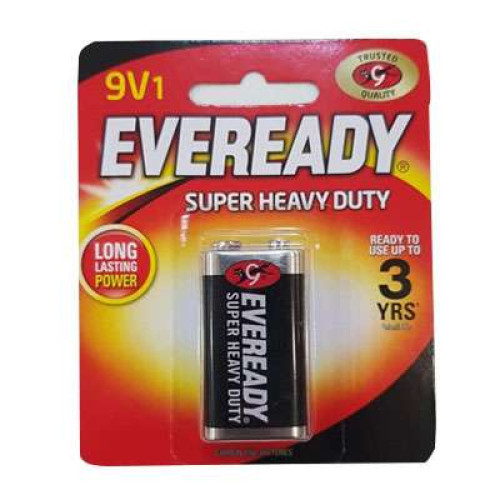 EVEREADY SUPER HEAVY DUTY 9V 1222BP1 1S