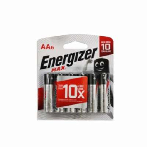 ENERGIZER MAX PLUS AA EP91BP6 6'S