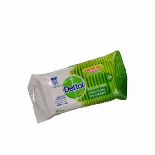 DETTOL ANTIBACTERIA WET WIPES 10S