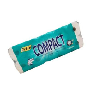 CUTIE COMPACT GREEN TOILET ROLL 10S CUTIE COMPACT GREEN TOILET ROLL 10S