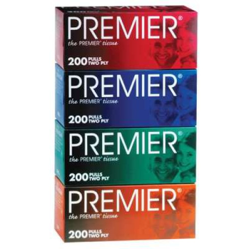 PREMIER FACIAL TISSUE 4C 200S*4