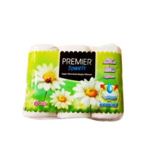 PREMIER KITCHEN TOWEL 6 ROLL 60S