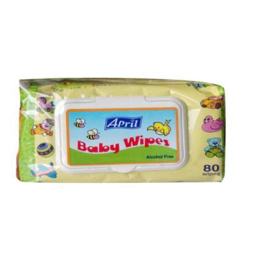 APRIL BABY WIPES T/P 80S*2