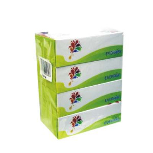 EVERRISE BOX FACIAL TISSUE 80S*4 EVERRISE BOX FACIAL TISSUE 80S*4