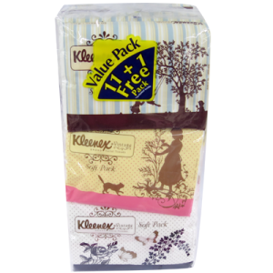KLEENEX VINTAGE FLOWER SOFTPACK F.TISSUE VP 50S*12 KLEENEX VINTAGE FLOWER SOFTPACK F.TISSUE VP 50S*12