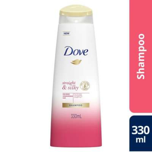 DOVE D.T STRAIGHT & SILKY 330ML