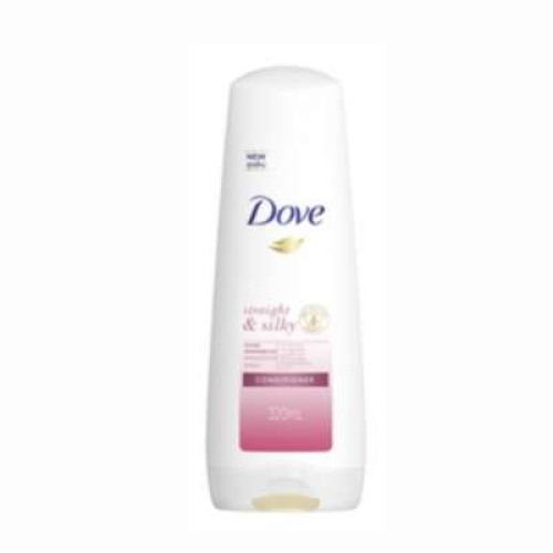 DOVE HAIR COND.STRAIGHT & SILKY DLX 330ML