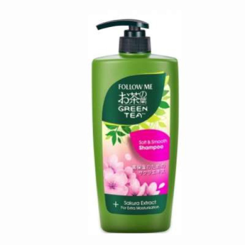 FOLLOW ME GREEN TEA SHP SOFT & SMOOTH 650ML