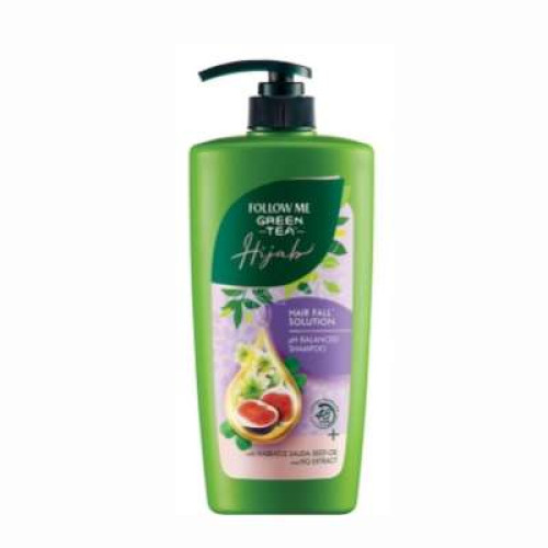 FOLLOW ME GREEN TEA HIJAB H/FALL SOLUTION  650ML