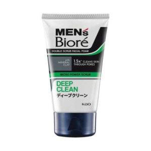 MEN'S BIORE DOUBLE SCRUB 100G