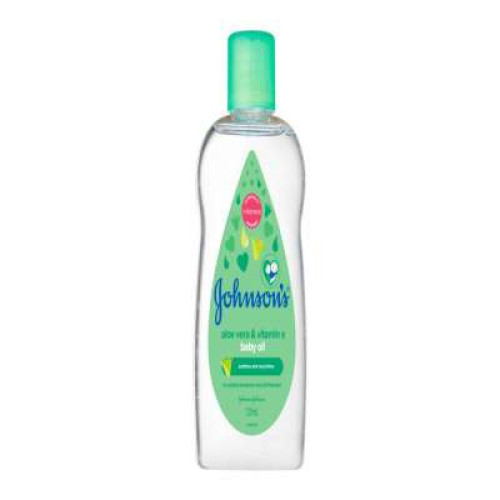 J.BABY OIL-ALOE VERA & VIT E 125ML