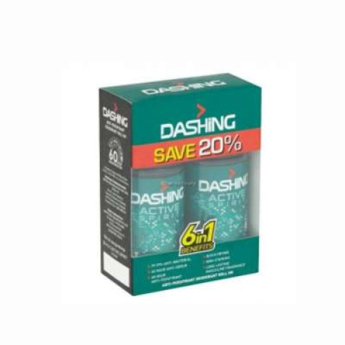 DASHING ROLL ON - ACTIVE T/P 50ML*2