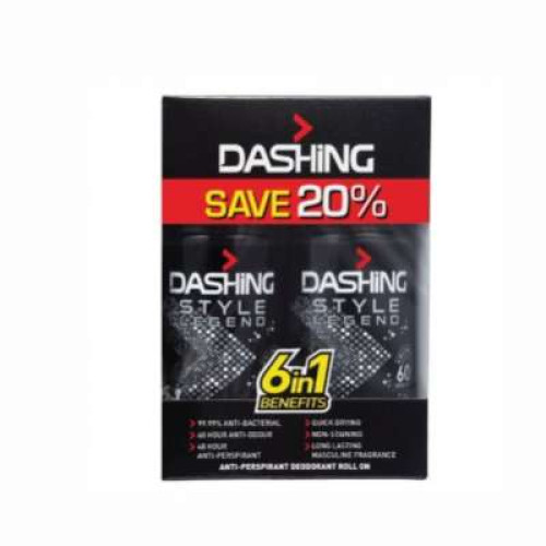 DASHING ROLL ON -STYLE T/P 50ML*2