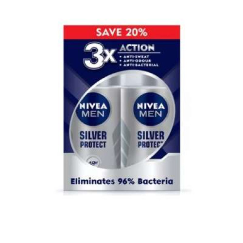 NIVEA (M) S.PROTECT R.O @20% TP 50ML*2