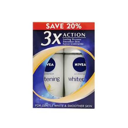 NIVEA (F) WHITEN'G R.O @20% TP 50ML*2