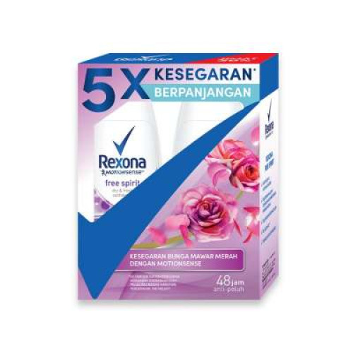 REXONA (W) FREE SPIRIT R.ON TP 50ML*2