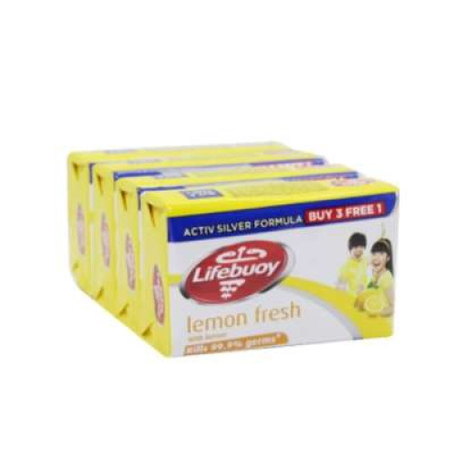 LIFEBUOY LEMON FRESH SOAP 3+1 115G*4S