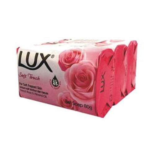 LUX BODY WASH SOFT TOUCH 80G*3