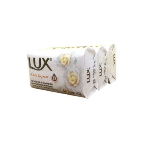 LUX BODY WASH WHITE IMPRESS 80G*3