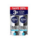 NIVEA (M) SPRAY BLACK&WHITE T/P@20% 150ML*2