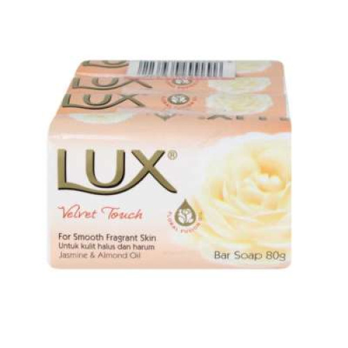 LUX BAR VELVET TOUCH 3+1'S 80G*4