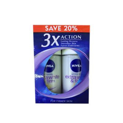 NIVEA DEO(F)R.O EXTRA W.Q10 FIMING@20% 50ML*2