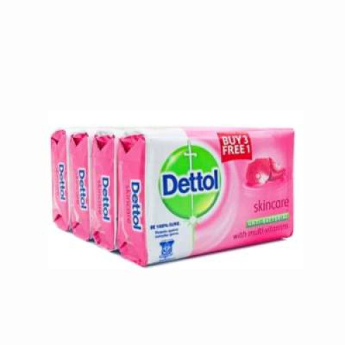 DETTOL BODY SOAP SKINCARE 100G*3+1