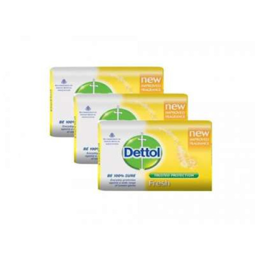 DETTOL GOLD BODY SOAP FRESH 60G*3