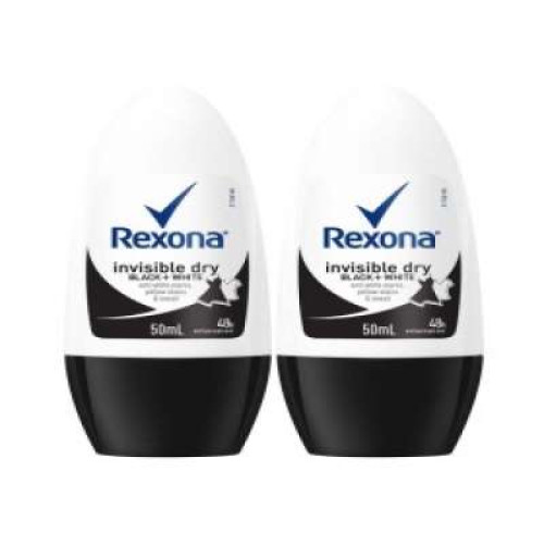 REXONA (W) INVISIBLE DRY R.ON JIMAT 20% 50ML*2