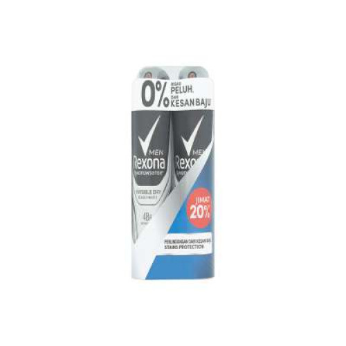 REXONA (M) SPRAY INVISIBLE DRY TP 150ML*2