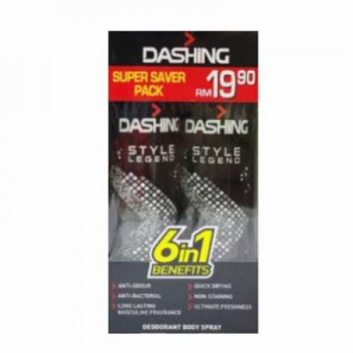 DASHING STYLE DEO SPRAY 125ML*2 MP