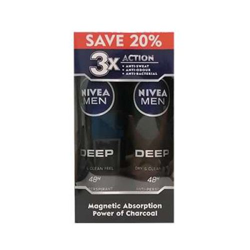 NIVEA (M) SPRAY DEEP 150ML*2