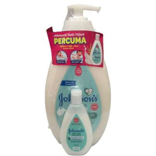 JOHNSON'S BABY BATH 750ML F JB LOTION MR 50ML