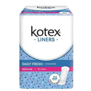 KOTEX FRESH PANTILINERS UNSCENTED 32S